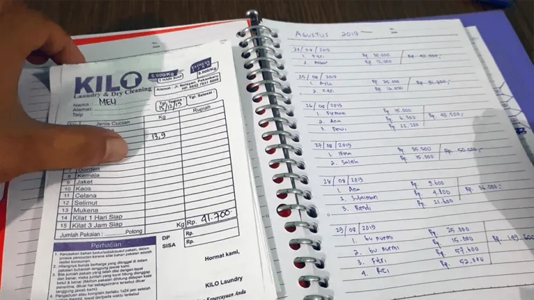 Contoh Pembukuan Laundry Harian: Panduan Lengkap untuk Pemilik Bisnis