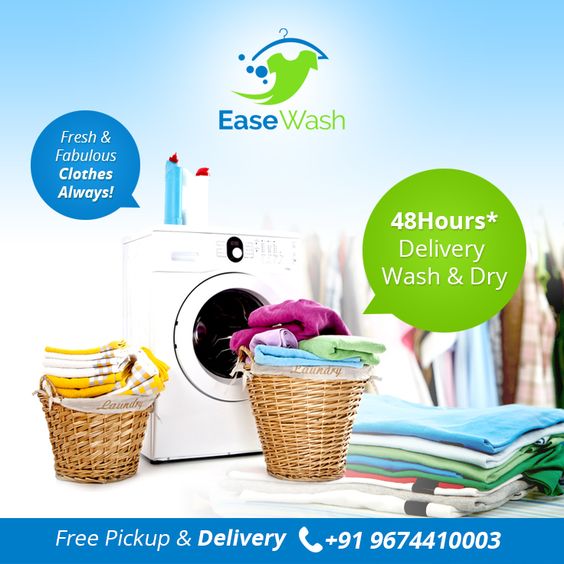 Banner Laundry dengan Desain Menarik