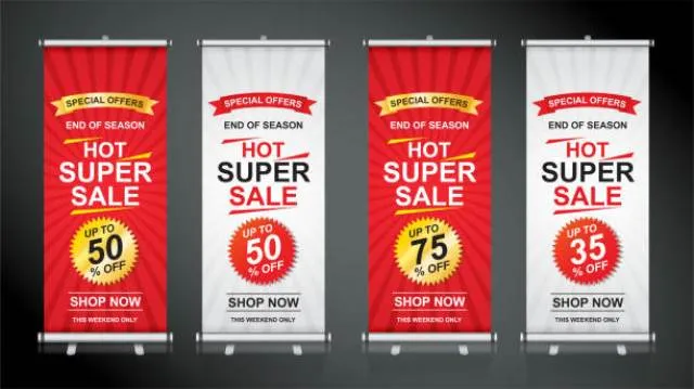 Banner dengan Promo dan Diskon